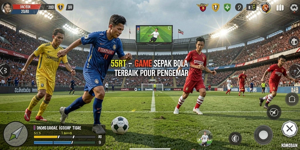 Tampilan gameplay <strong>55RT</strong> yang menegangkan dan mendebarkan saat bertanding.