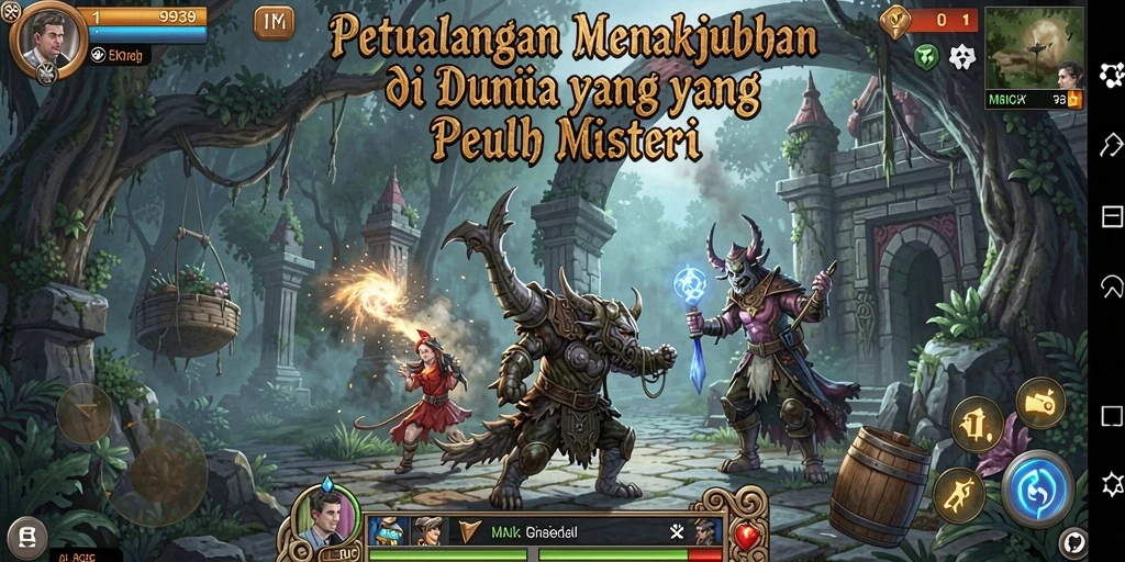 Screenshot gameplay 9939 menampilkan petualangan penuh warna dan tantangan.