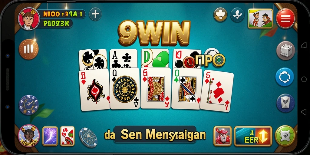 Tampilan gameplay seru di 9WIN dengan domino yang menarik.