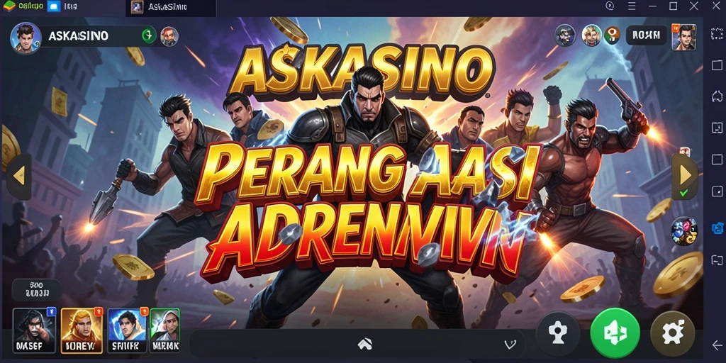 Tangkapan layar gameplay <strong>ASKASINO</strong> yang menampilkan aksi hebat dan seru.