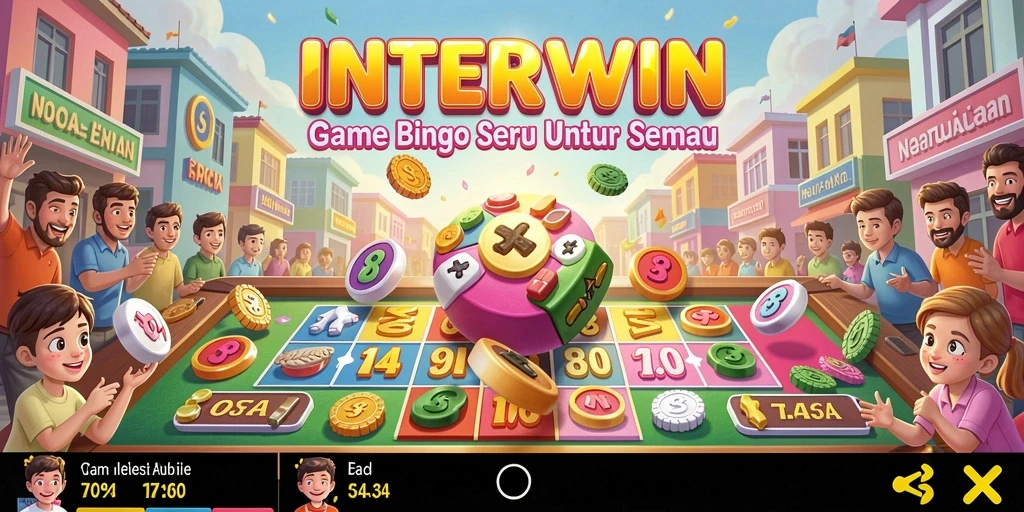 Tampilan gameplay INTERWIN yang seru dan interaktif dalam Bingo.