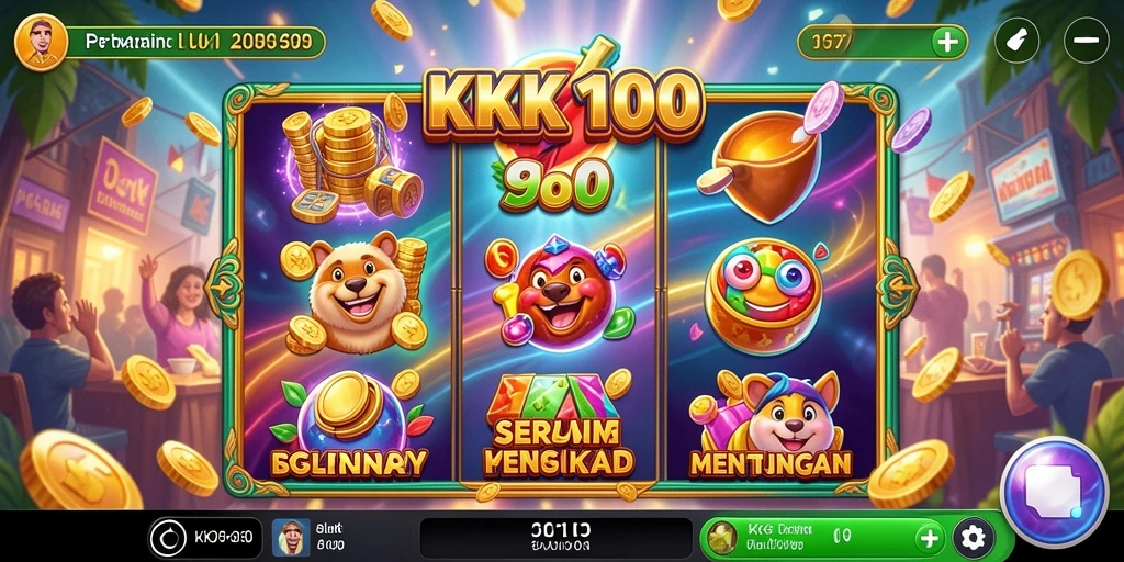 Gameplay menarik KPK100 yang menampilkan slot dengan fitur-fitur unggulan.