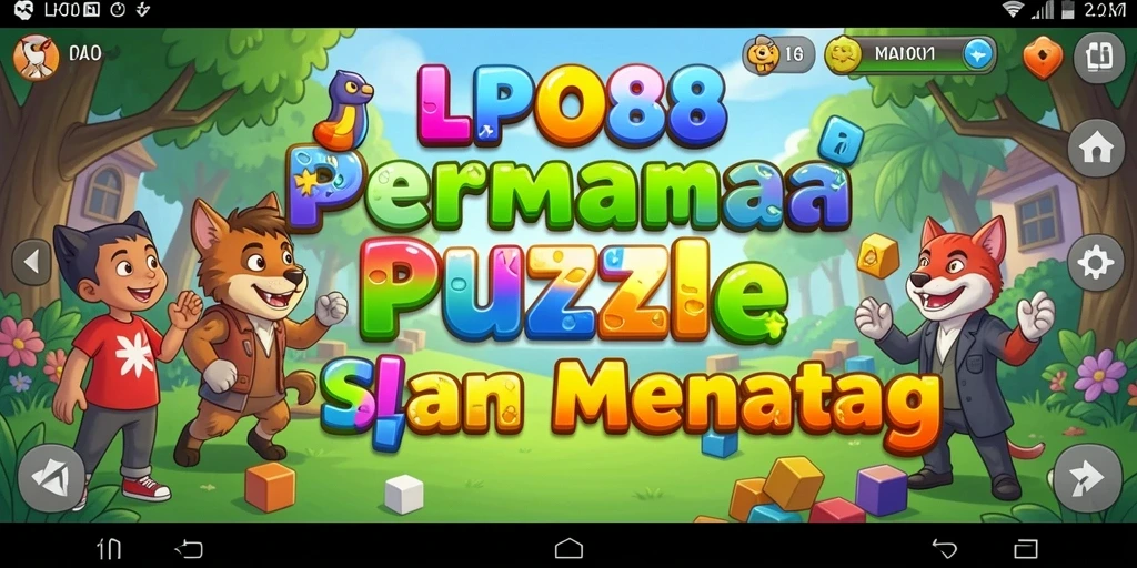 Screenshot gameplay LPO88 menunjukkan aksi seru permainan puzzle.