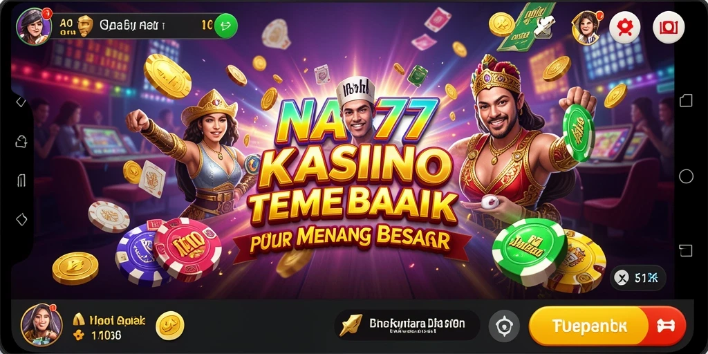 Tampilan menarik dari gameplay Kasino di NA777.
