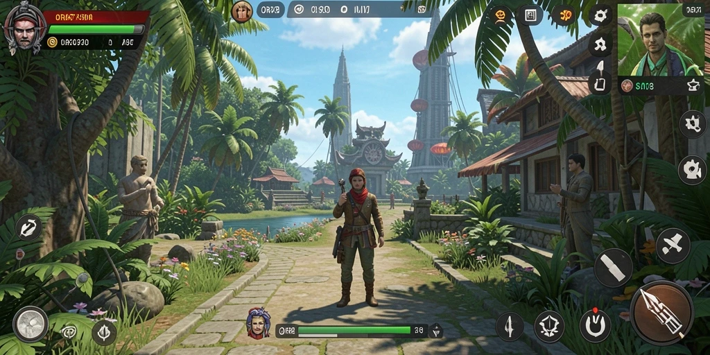 Tampilan gameplay ORA78 yang menarik dengan banyak pilihan.