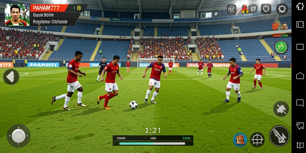 Tampilan gameplay <strong>PAHAM777</strong> yang menarik dan seru saat pertandingan berlangsung.
