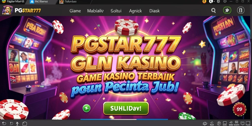 Tampilan menarik dari gameplay PGSTAR777 di kasino.