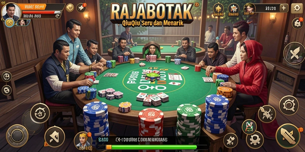 Tampilan seru gameplay dari RAJABOTAK yang menarik.